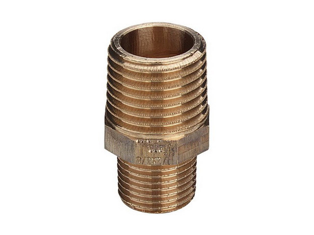 Ниппель ред. нар.-нар. 1/2"X3/8", бронза, Viega Ниппель ред. нар.-нар. 1/2"X3/8", бронза, Viega