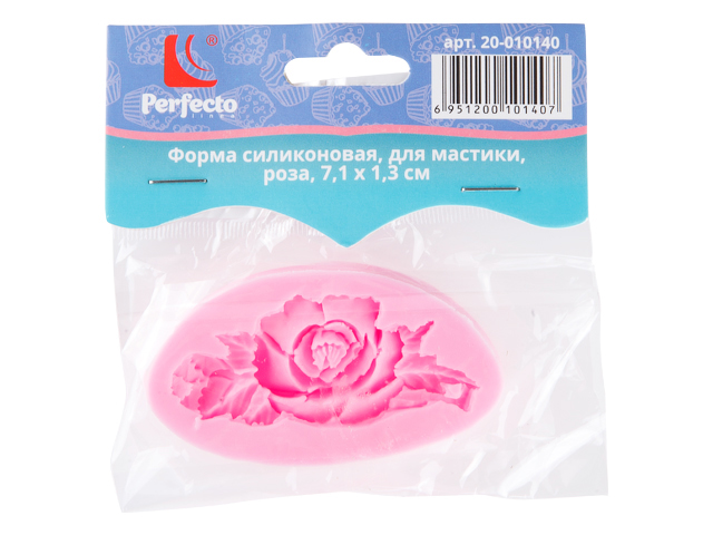 Форма силиконовая, для мастики, роза, 7.1 х 1.3 см, PERFECTO LINEA (Супер цена!) Форма силиконовая, для мастики, роза, 7.1 х 1.3 см, PERFECTO LINEA (Супер цена!)
