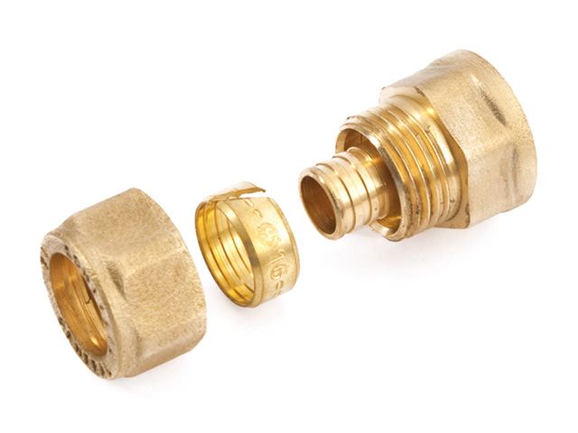 Муфта 16(2,0)х1/2" вн. для трубы PEX General Fittings Муфта 16(2,0)х1/2" вн. для трубы PEX General Fittings