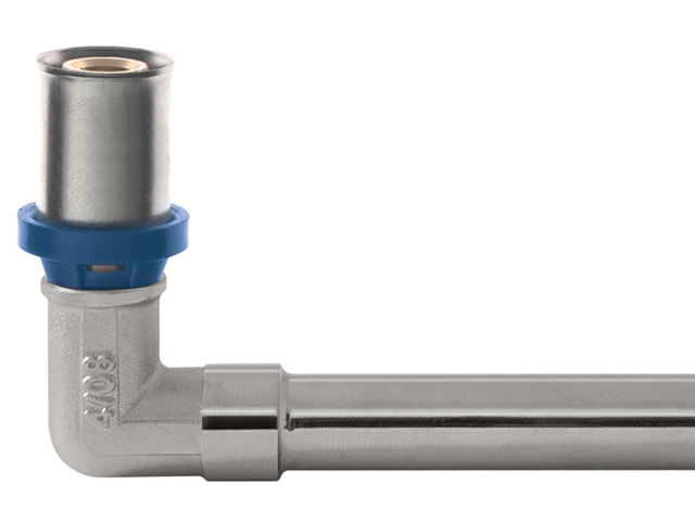 Колено 16(2,0)х15 для подкл. к радиатору, пресс, 150мм General Fittings Колено 16(2,0)х15 для подкл. к радиатору, пресс, 150мм General Fittings