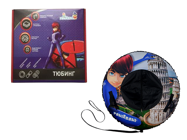 Санки-ватрушка (тюбинг) Маша, "Simple mini" диам.80 см (R-13/14, 80 кг), в кор., ТМ Fani Sani (80х80х20) Санки-ватрушка (тюбинг) Маша, "Simple mini" диам.80 см (R-13/14, 80 кг), в кор., ТМ Fani Sani (80х80х20)