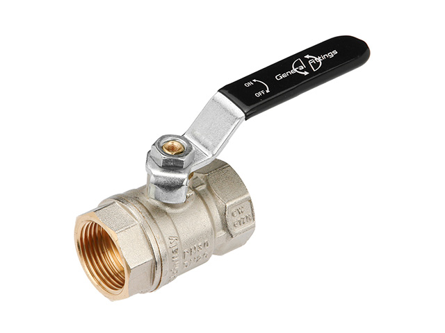 Кран шаровый 3/4" стандарт вн.-вн. ручка General Fittings Кран шаровый 3/4" стандарт вн.-вн. ручка General Fittings