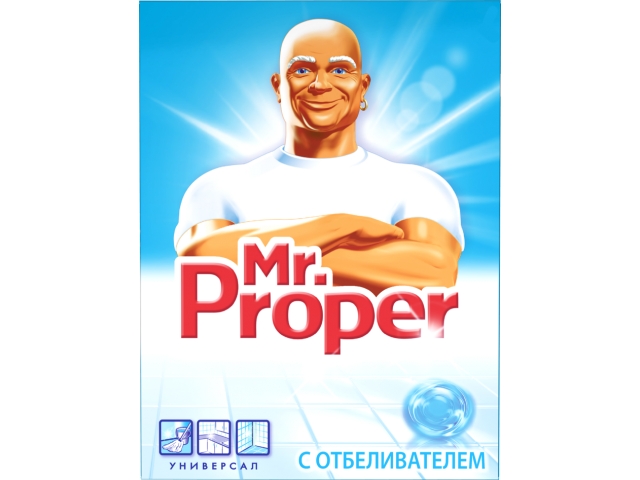 Средство чистящее унив. с отбеливателем 400 г Мистер Пропер (MR. PROPER) Средство чистящее унив. с отбеливателем 400 г Мистер Пропер (MR. PROPER)