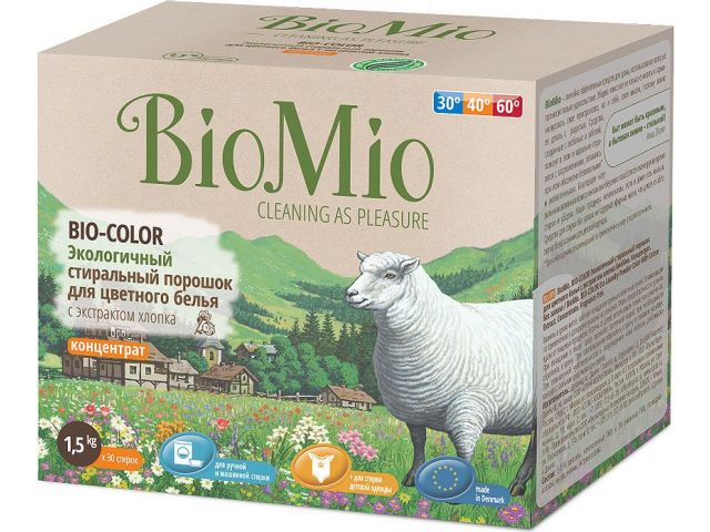 Стиральный порошок Bio Mio унив. Bio-Color 1,500 г Стиральный порошок Bio Mio унив. Bio-Color 1,500 г