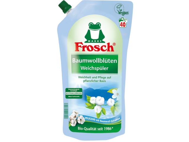 Кондиционер для белья Цветы хлопка 1л Frosch Кондиционер для белья Цветы хлопка 1л Frosch