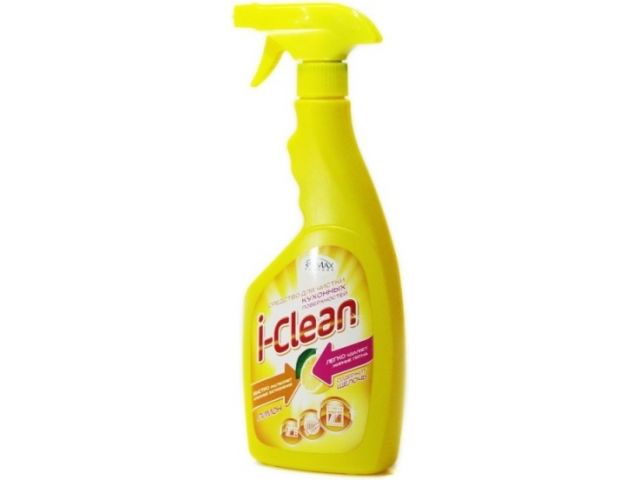 Спрей-очиститель для кухонных поверхностей Лимон 500 мл I-Clean Спрей-очиститель для кухонных поверхностей Лимон 500 мл I-Clean