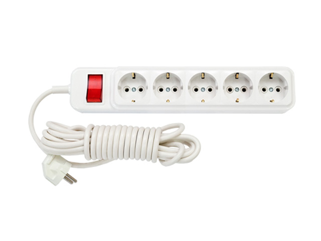 Удлинитель 3,5м ( 5 роз., 2.5кВт, с/з, ПВС 3х0,75 бытовой ) Bylectrica Удлинитель 3,5м ( 5 роз., 2.5кВт, с/з, ПВС 3х0,75 бытовой ) Bylectrica