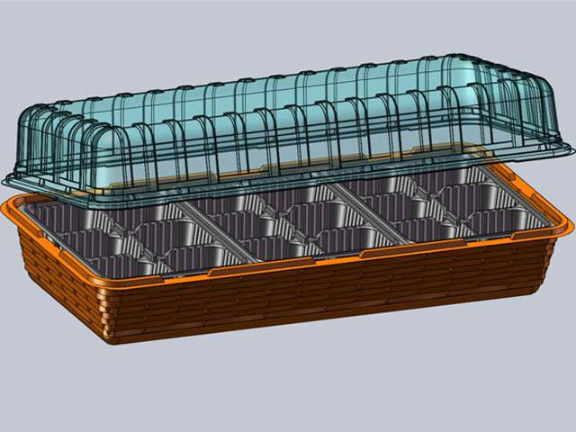Мини-парник пластмассовый, с 3 вставками, 440х210х65 мм, PERFECTO LINEA (440х210х65 мм) Мини-парник пластмассовый, с 3 вставками, 440х210х65 мм, PERFECTO LINEA (440х210х65 мм)