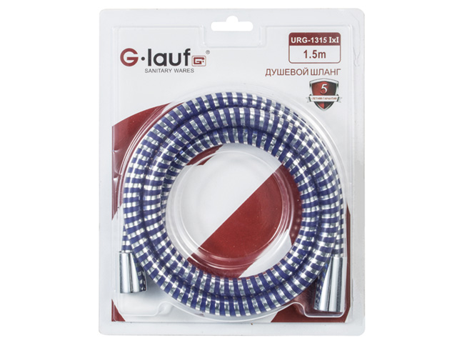 Душевой шланг 1/2"х1/2" 150см URG-1315 G.Lauf Душевой шланг 1/2"х1/2" 150см URG-1315 G.Lauf