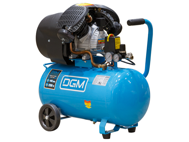 Компрессор DGM AC-254 (440 л/мин, 8 атм, коаксиальный, масляный, ресив. 50 л, 220 В, 2.20 кВт) Компрессор DGM AC-254 (440 л/мин, 8 атм, коаксиальный, масляный, ресив. 50 л, 220 В, 2.20 кВт)