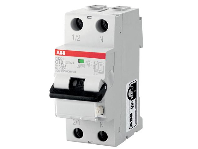 Дифф. авт. выкл. ABB DS201 1P+N C 25А 30mA 6кА 2М 2CSR255040R1254 Дифф. авт. выкл. ABB DS201 1P+N C 25А 30mA 6кА 2М 2CSR255040R1254