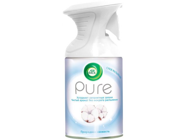 Освежитель воздуха Pure Природная свежесть 250 мл Airwick (AIR WICK) Освежитель воздуха Pure Природная свежесть 250 мл Airwick (AIR WICK)