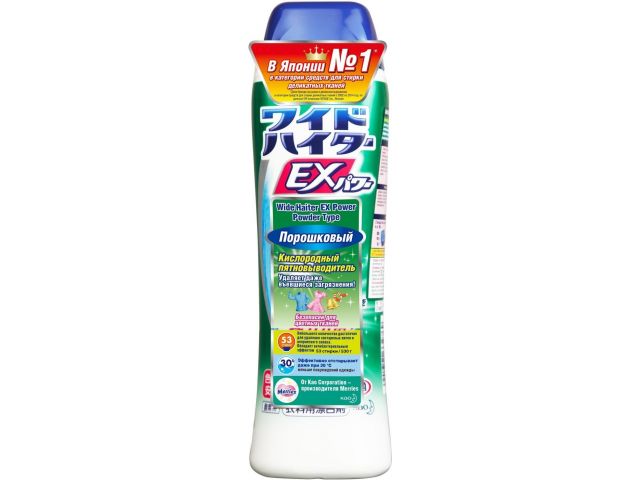 Пятновыводитель унив. Wide Haiter Ex Power Powder Type 530 г Attack Пятновыводитель унив. Wide Haiter Ex Power Powder Type 530 г Attack