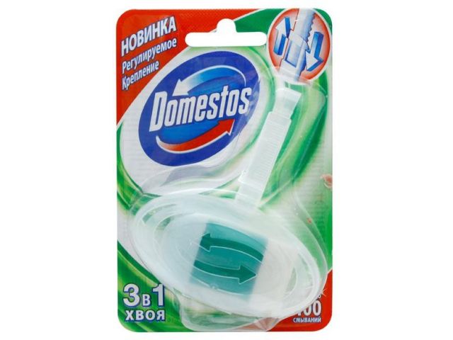 Блок гигиен. для туалета Хвоя 40 г Domestos Блок гигиен. для туалета Хвоя 40 г Domestos