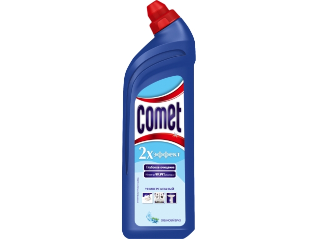 Гель чистящий унив. Океанский бриз 1 л Comet Гель чистящий унив. Океанский бриз 1 л Comet