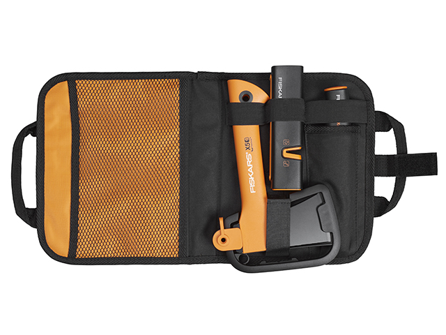 Топор туристический X5 FISKARS + нож + точилка (комплект в сумке) Топор туристический X5 FISKARS + нож + точилка (комплект в сумке)