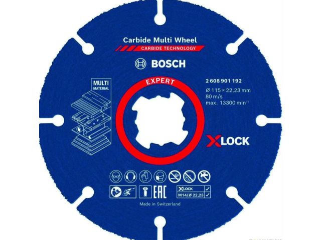 Круг отрезной 115х1,0x22.23 мм по дереву X-LOCK CARBIDE BOSCH Круг отрезной 115х1,0x22.23 мм по дереву X-LOCK CARBIDE BOSCH