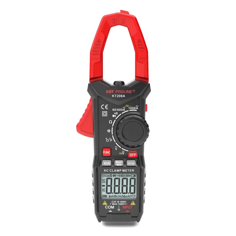 KT 208A "PROLINE" Токовые клещи цифровые KT 208A "PROLINE" Токовые клещи цифровые