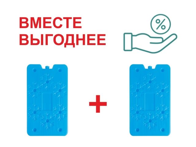 Аккумулятор холода (хладоэлемент), 2 шт, 400 г. х2, ARIZONE (Комплект из 2х штук) Аккумулятор холода (хладоэлемент), 2 шт, 400 г. х2, ARIZONE (Комплект из 2х штук)