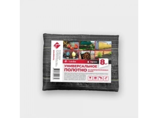 Полотно укрывное универсальное ПП/ПЭ 1,6х5м (8м2) черное (LIHTAR) Полотно укрывное универсальное ПП/ПЭ 1,6х5м (8м2) черное (LIHTAR)