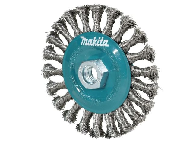 Щетка д/шлиф.маш. проволочная дисковая 125 мм MAKITA (для УШМ, d125 мм, толщ. проволоки 0,5 мм, толстые пучки, нерж.) Щетка д/шлиф.маш. проволочная дисковая 125 мм MAKITA (для УШМ, d125 мм, толщ. проволоки 0,5 мм, толстые пучки, нерж.)